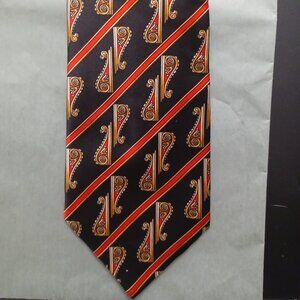 Vintage Briony Italian Silk Tie